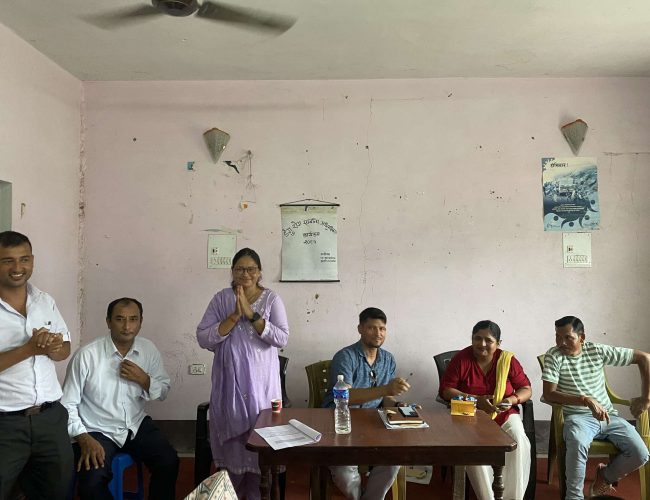 बुद्धभूमि १ मा डेंगु रोग सम्बन्धी अभिमुखीकरण