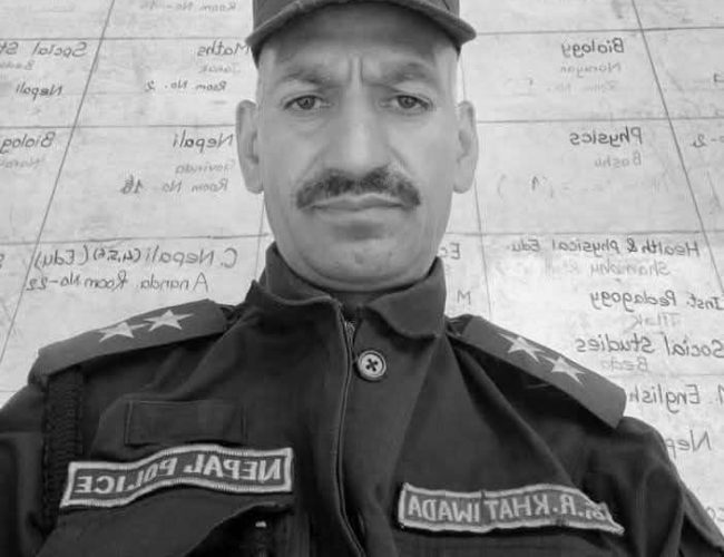 प्रहरी नायव निरीक्षक खतिवडाले गरे आत्महत्या