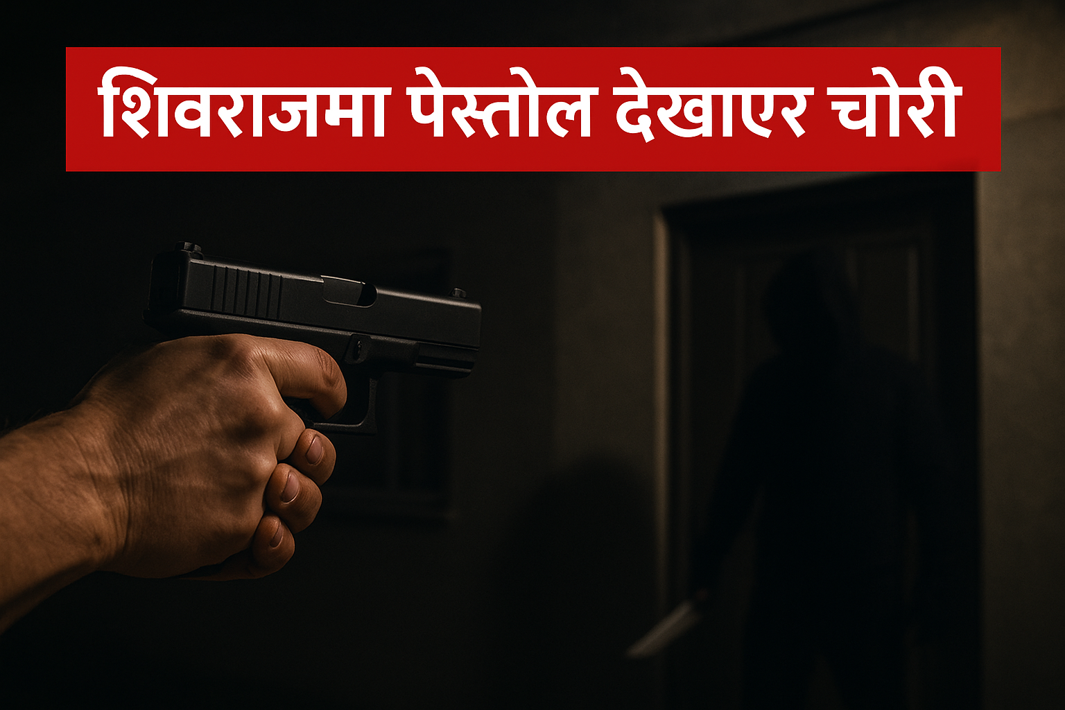 कपिलवस्तुको शिवराजमा पेस्तोल देखाएर चोरी