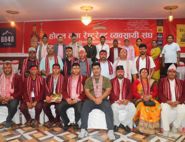 होटेल तथा रेष्टुरेन्ट व्यवसायी संघ कपिलवस्तुको अध्यक्षमा ढकाल